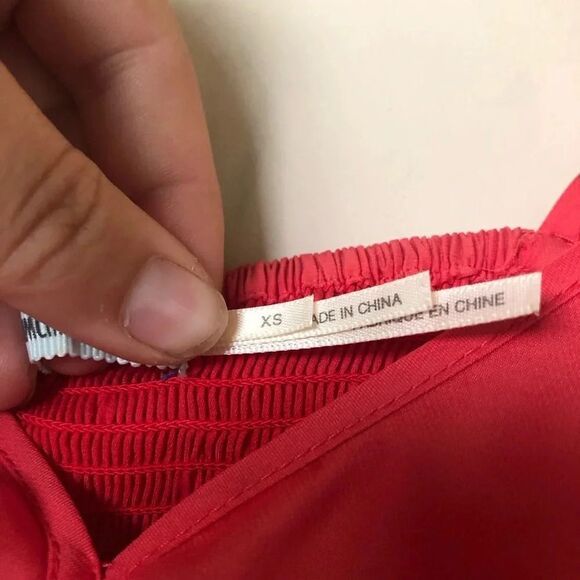 ♦️ Kimchi Blue | Red High Low Dress - Picture 4 of 6